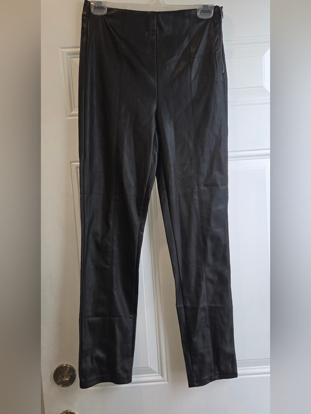 Forever 21 Women’s Black Faux Leather Pants